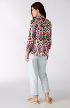 Bold Aztec Print Smock Top
