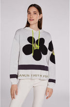 Bold Floral Design Hooded Jumper