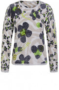 Bold Floral Print Jumper