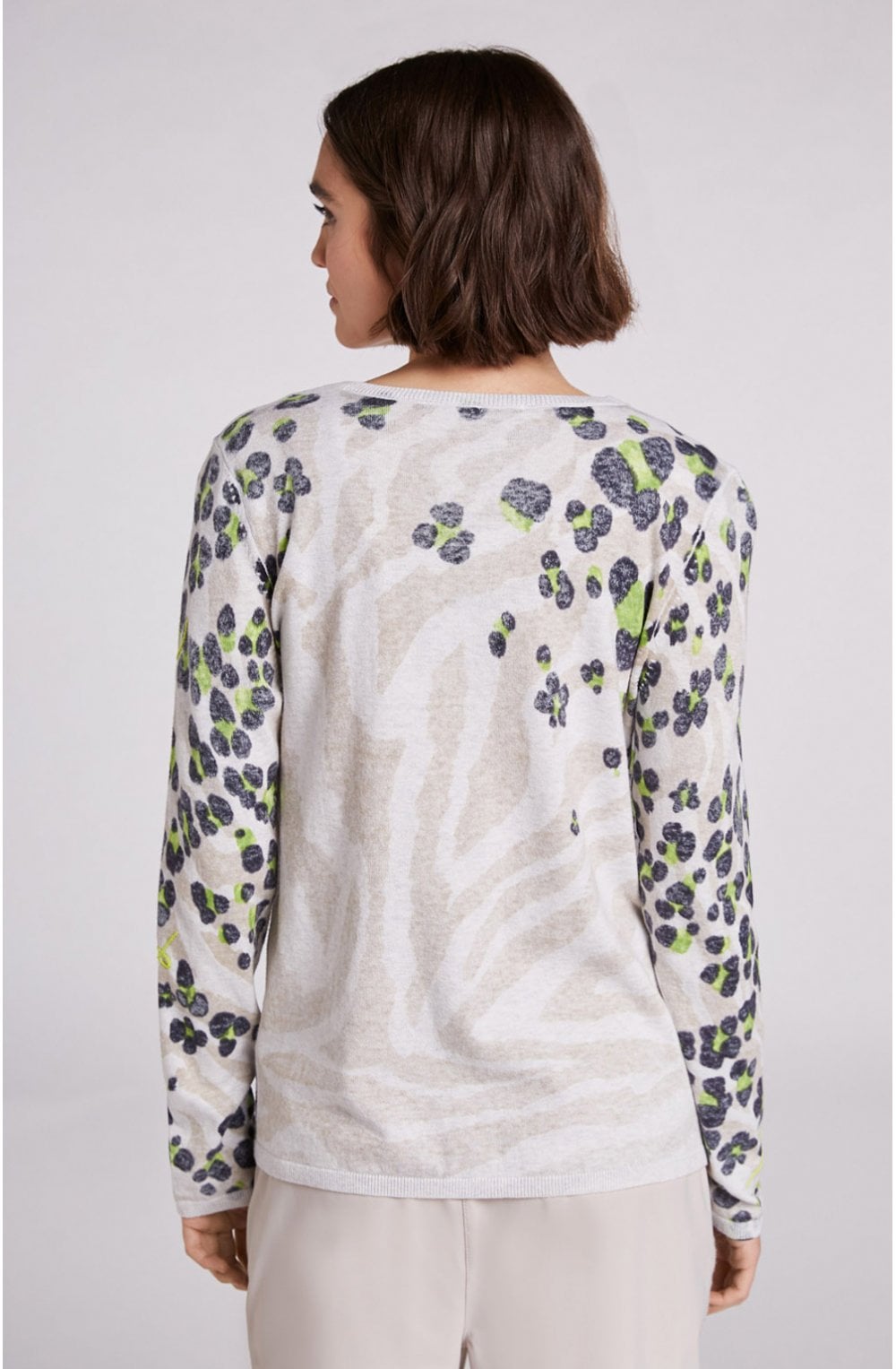 Bold Floral Print Jumper