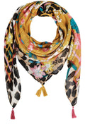 Bold Floral Print Scarf