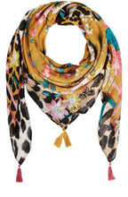 Bold Floral Print Scarf