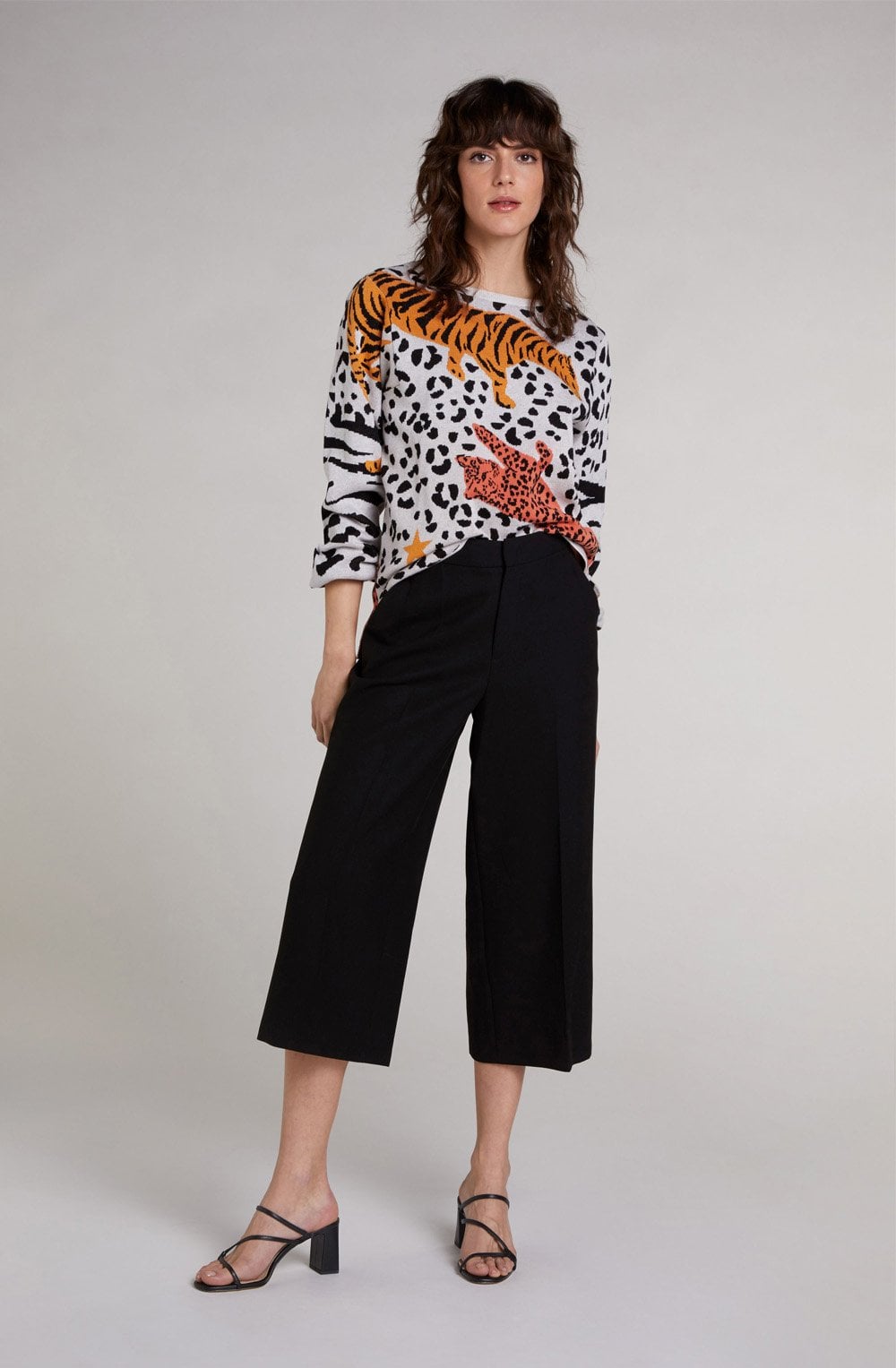 Bold Leopard Design Jumper