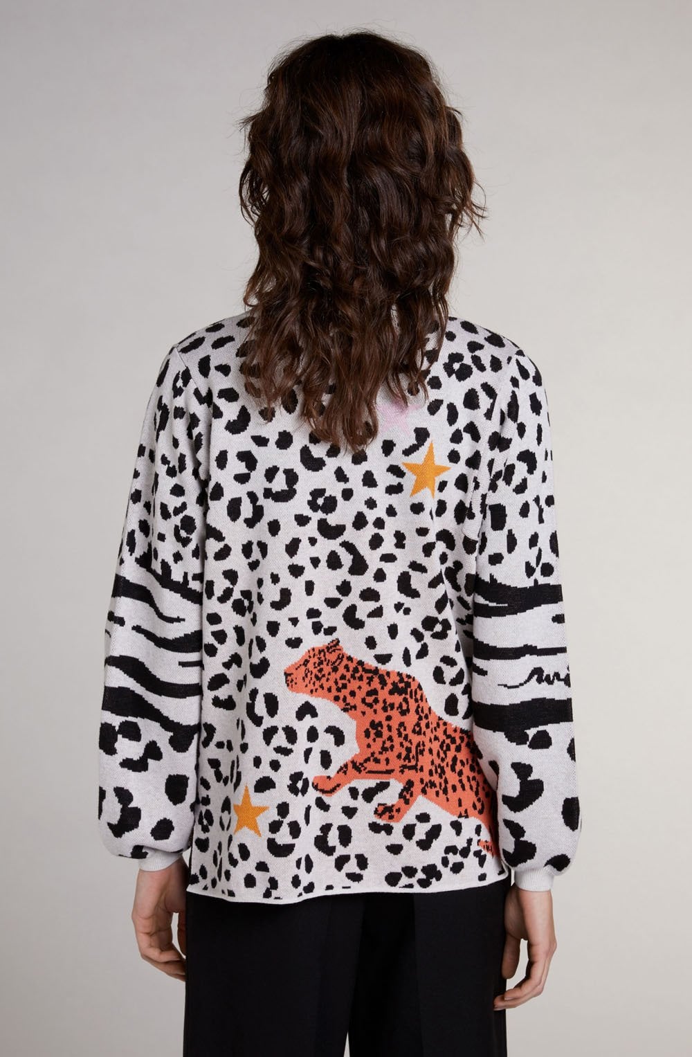 Bold Leopard Design Jumper