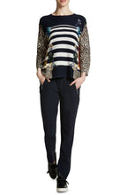 Bold Mixed Print Sweater