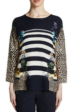 Bold Mixed Print Sweater