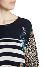Bold Mixed Print Sweater