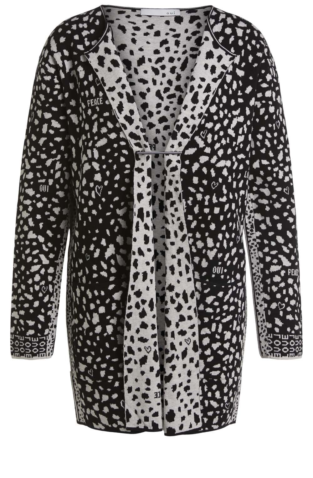 Bold Print Cardigan