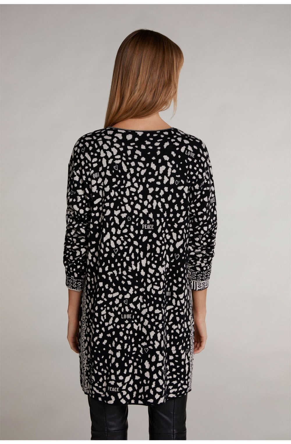 Bold Print Cardigan