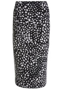 Bold Print Knit Skirt
