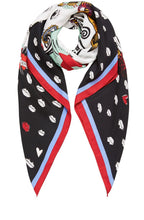 Bold Print Square Scarf