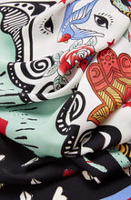 Bold Print Square Scarf