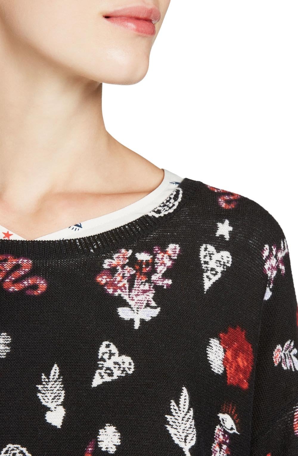 Bold Print Sweater