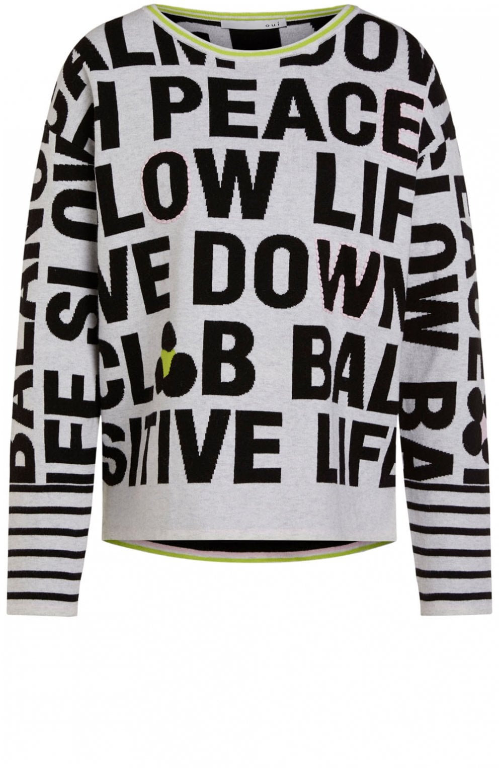 Bold Slogan Design Jumper
