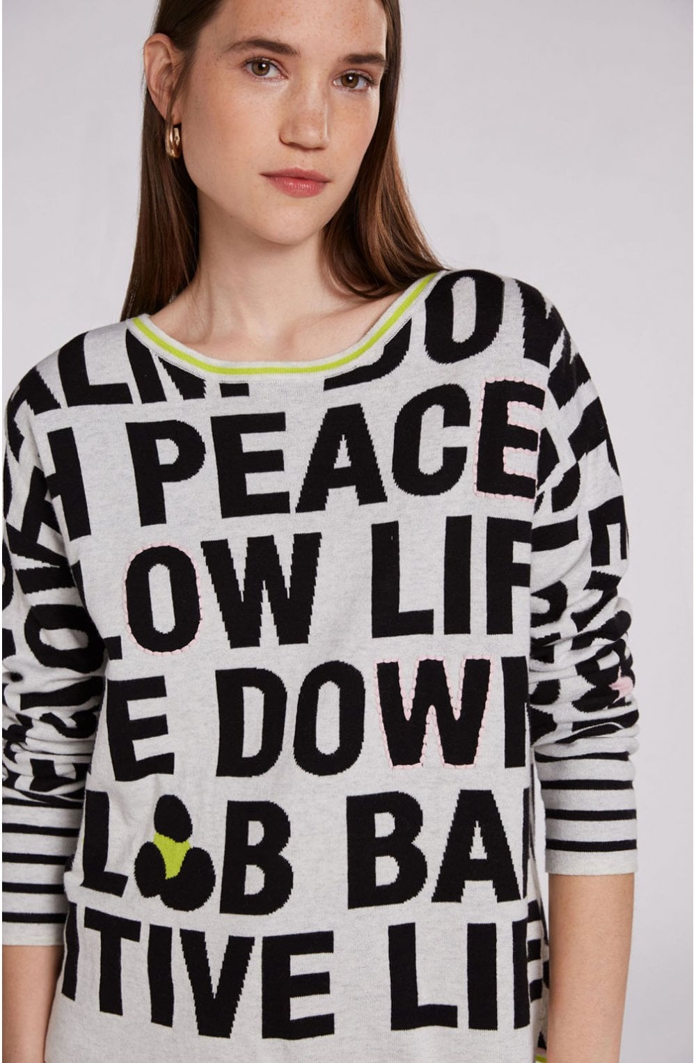 Bold Slogan Design Jumper