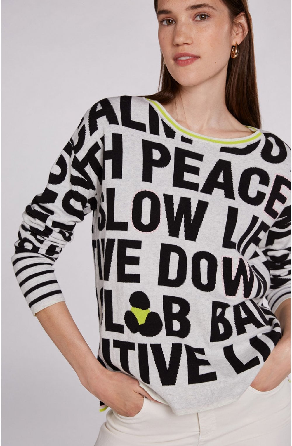 Bold Slogan Design Jumper