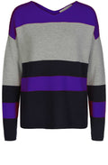 Bold Striped Ribbed Sweater