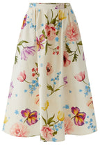 Botany Bliss Cotton Midi Skirt