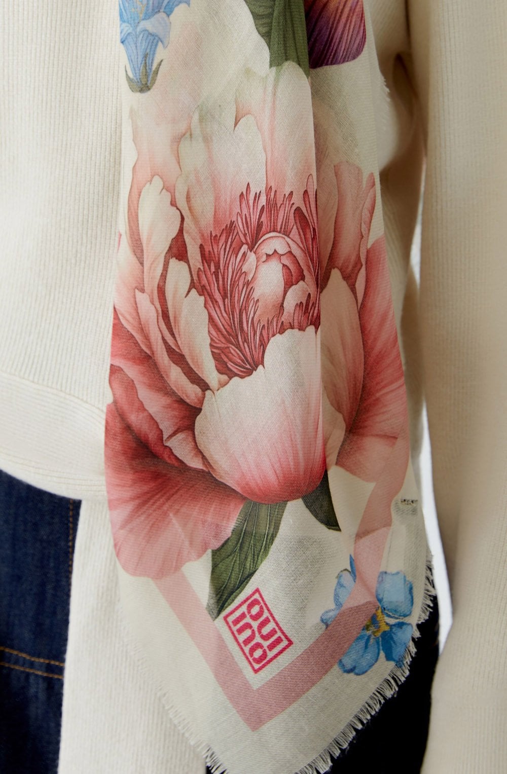 Botany Bliss Floral Lightweight Scarf