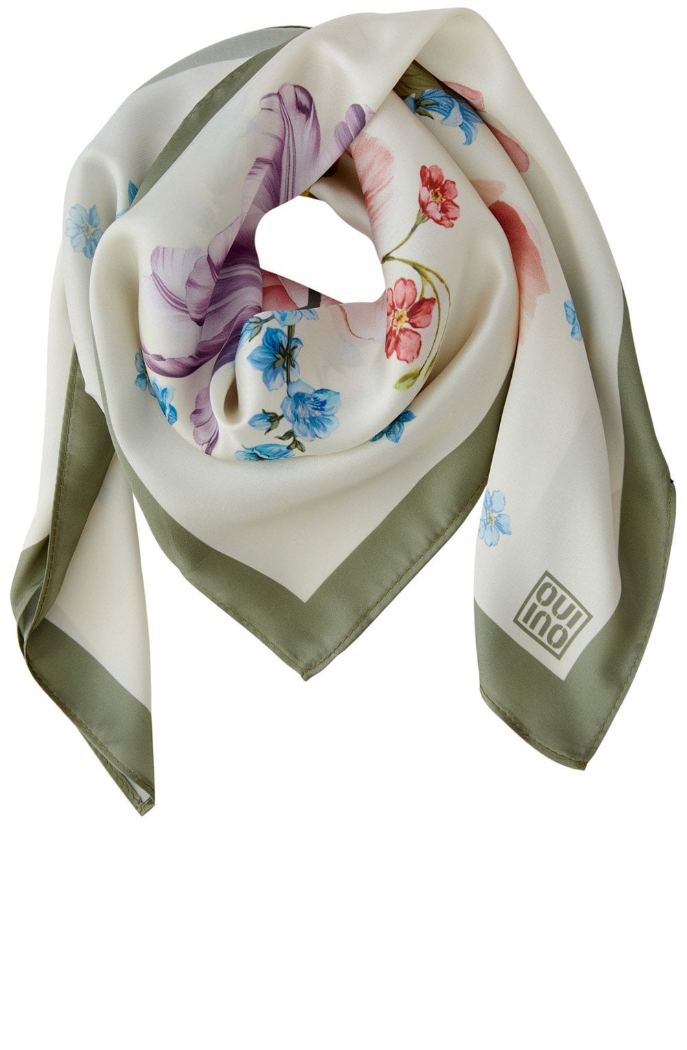 Botany Bliss Silk Touch Square Scarf