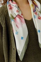 Botany Bliss Silk Touch Square Scarf