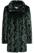 Bottle Green Faux Fur Coat