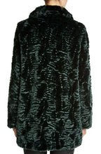 Bottle Green Faux Fur Coat