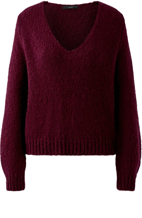 Bramble Berry Angel Yarn V Neck Pullover