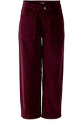 Bramble Berry Barrel Fit Cropped Trousers