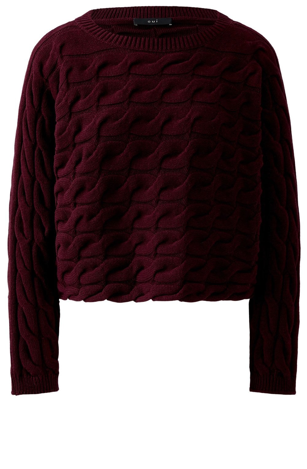 Bramble Berry Cable Knit Boxy Jumper