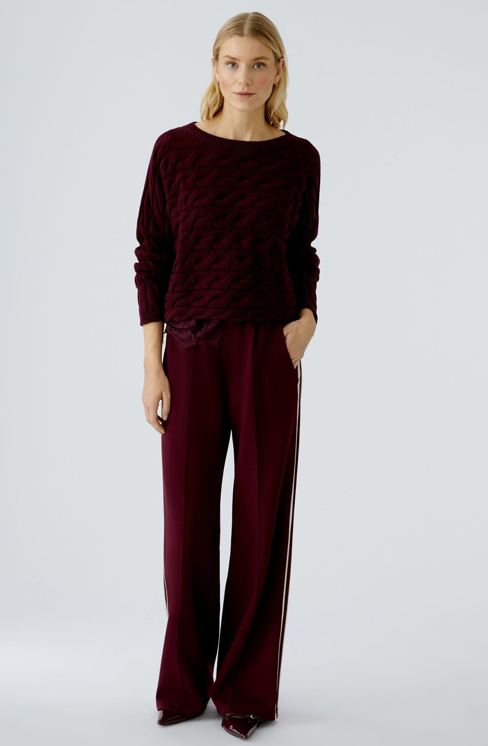 Bramble Berry Cable Knit Boxy Jumper