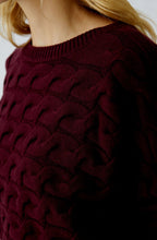 Bramble Berry Cable Knit Boxy Jumper