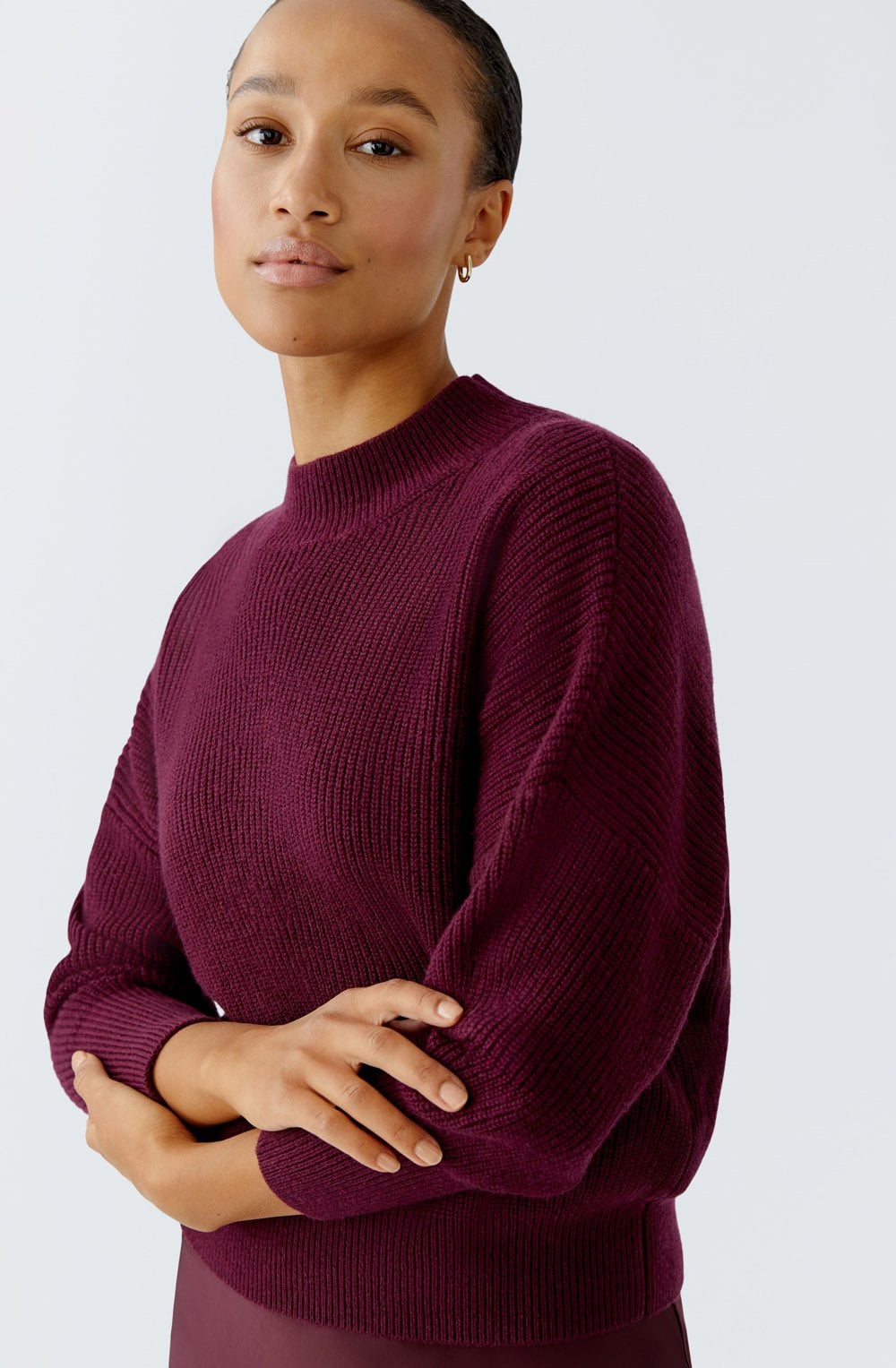 Bramble Berry Funnel Neck Jumper