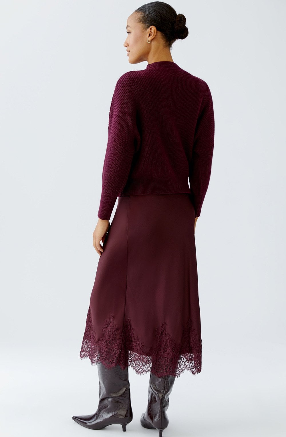 Bramble Berry Funnel Neck Jumper