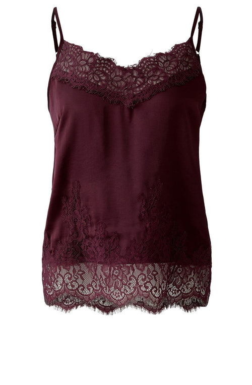 Bramble Berry Lace and Satin Camisole