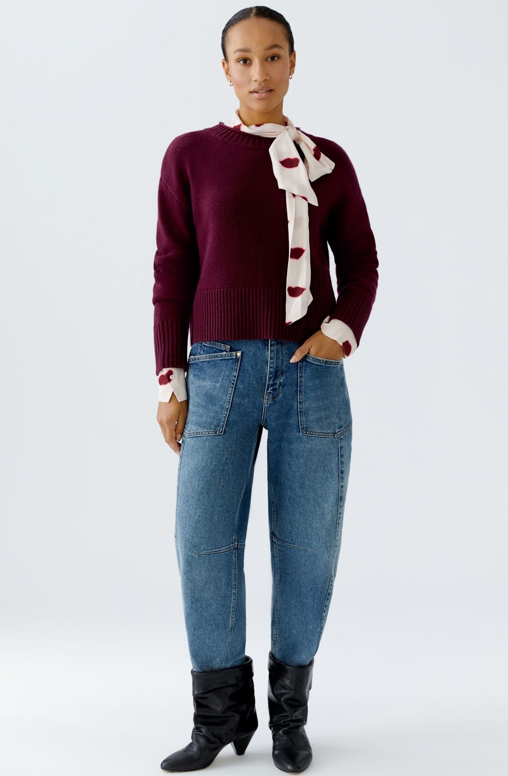 Bramble Berry Large Patch Pocket Jumper