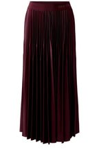 Bramble Berry Pleated Gloss Coated Skirt
