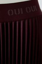 Bramble Berry Pleated Gloss Coated Skirt