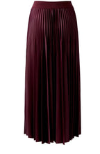 Bramble Berry Pleated Gloss Coated Skirt