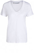Bright White V Neck T Shirt