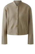 Brindle Khaki Scuba Jersey Jacket