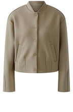 Brindle Khaki Scuba Jersey Jacket