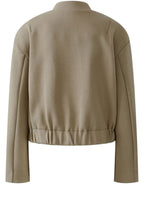 Brindle Khaki Scuba Jersey Jacket