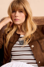 Brown and Black Striped Tank Top