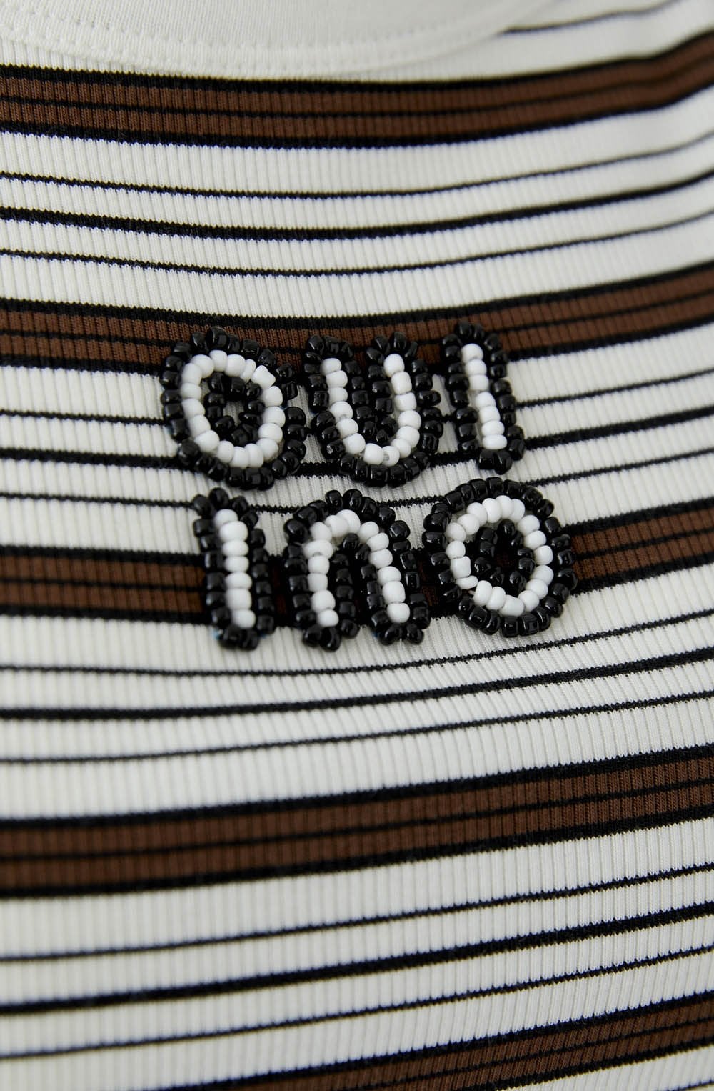 Brown and Black Striped Tank Top