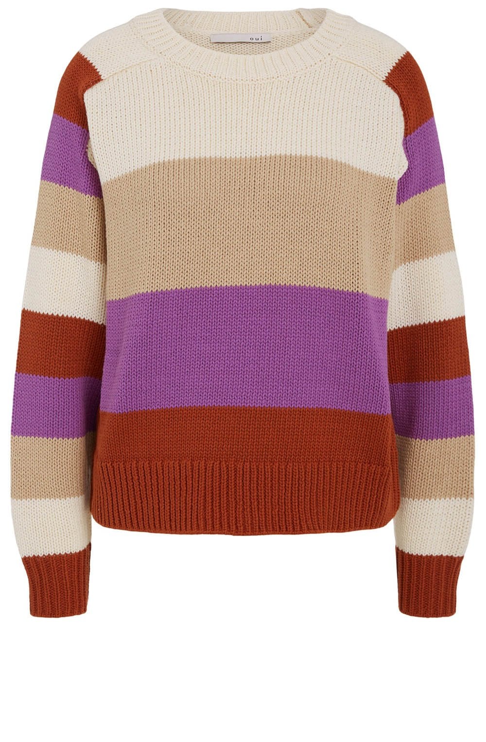 Brown Lila Chunky Knit Jumper