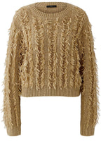 Brown Sugar Fringe Jumper