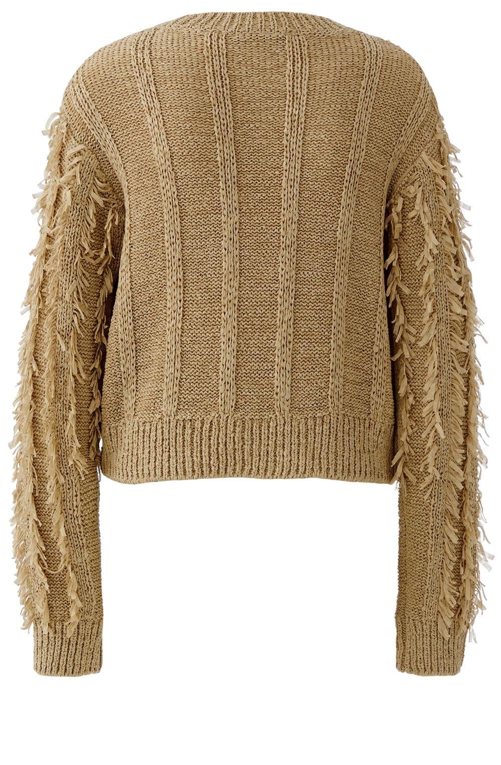 Brown Sugar Fringe Jumper