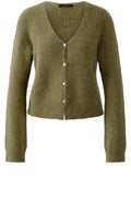 Burnt Olive Angel Yarn Cardigan