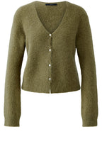 Burnt Olive Angel Yarn Cardigan
